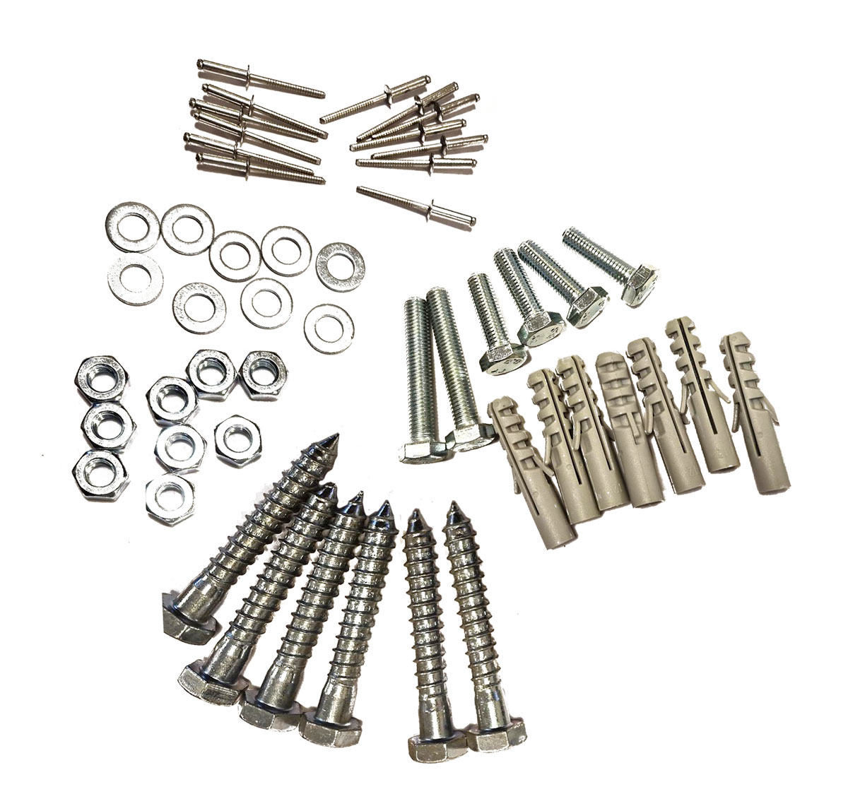 Bevestigingsset eindbaluster - Bevestigingsmateriaal balkonhekken 8 - BS-005